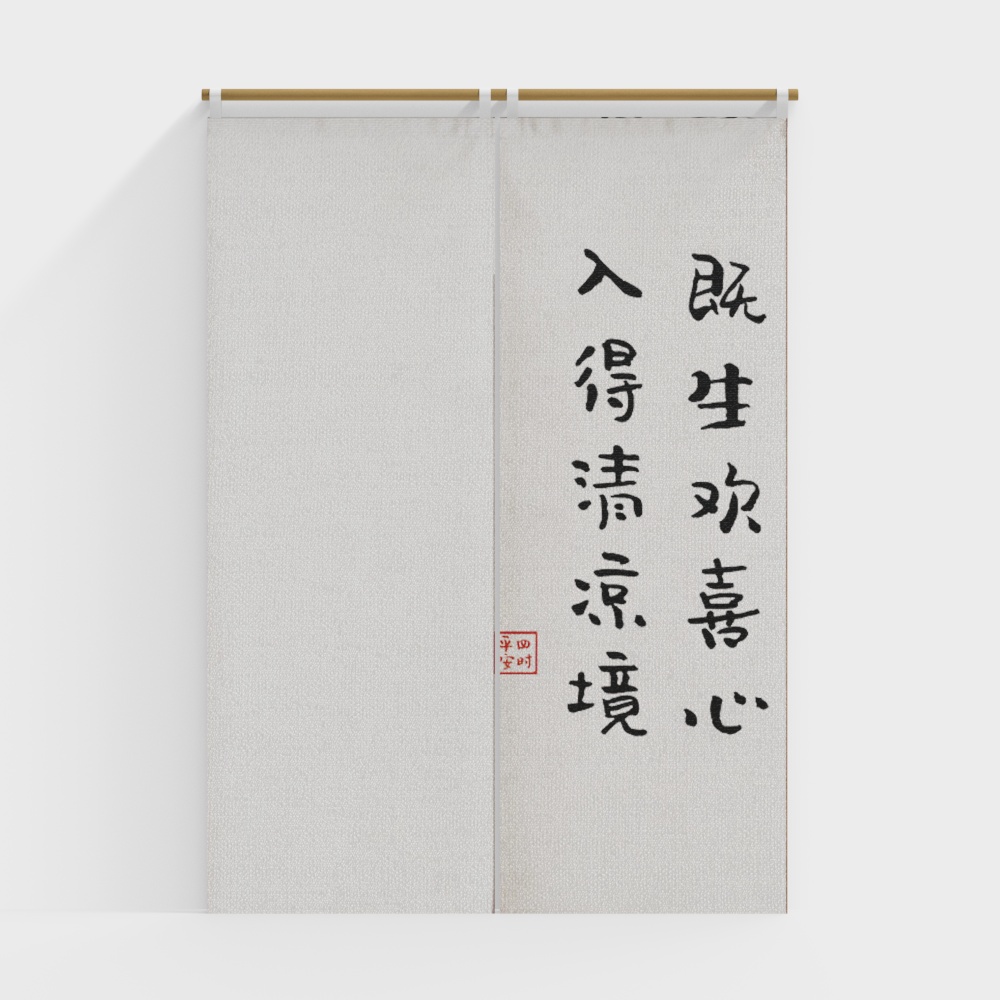 Modern door curtains