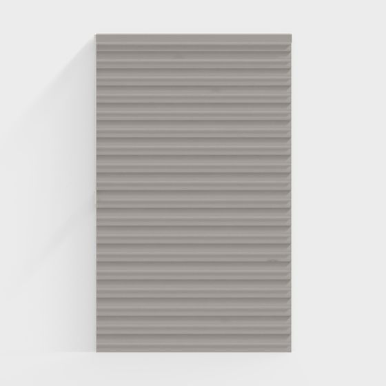 Contemporary Low Polygon Shutter 3D model