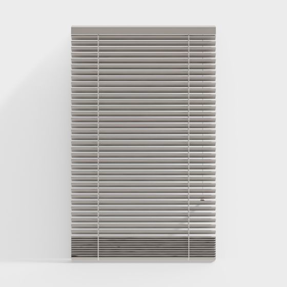 Stylish Minimalist Blinds 3D model for Modern Spaces