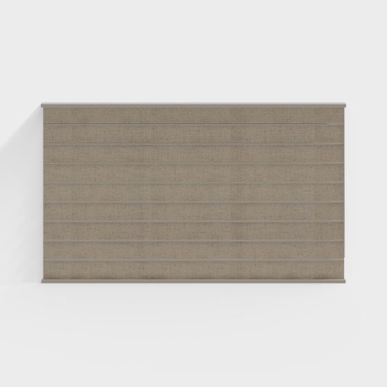 Stylish Low-Polygon Wooden Blinds 3D model