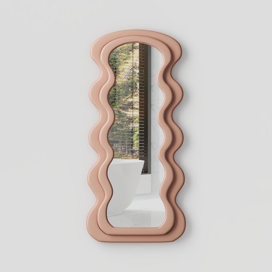 Wavy Mirror 3D model - Low Poly High Detail