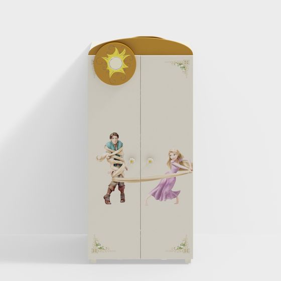 Tủ quần áo gỗ cho trẻ em hiện đại