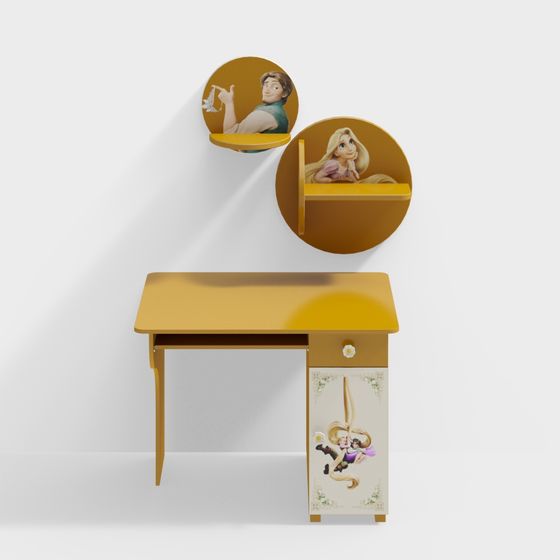 Fairytale-Inspired Dressing Table 3D model