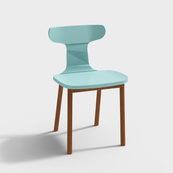 Unique Low-Poly Chair 3D model for Modern Design