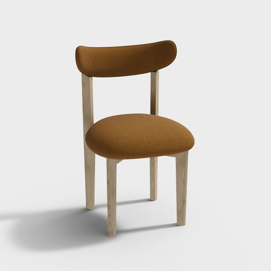 Cozy Chair 3D model for Contemporary Spaces