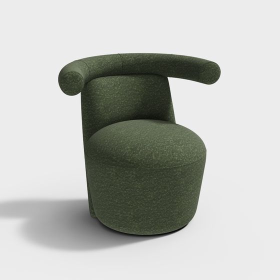 Cozy Corner Chair 3D model for Stylish Interiors