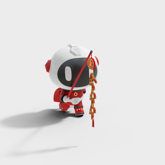 Futuristic Space Explorer Robot 3D model