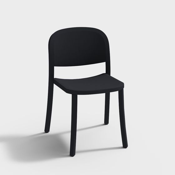 Urban Elegance 3D model Chair for Modern Spaces