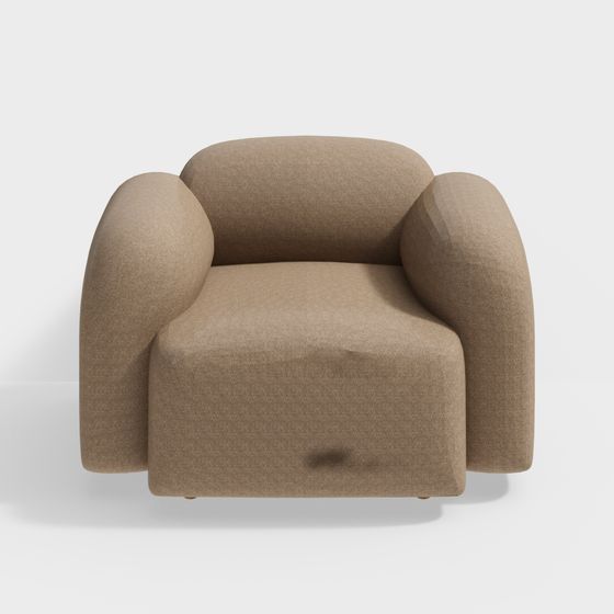 Low Poly Cozy Sofa 3D model for Modern Interiors
