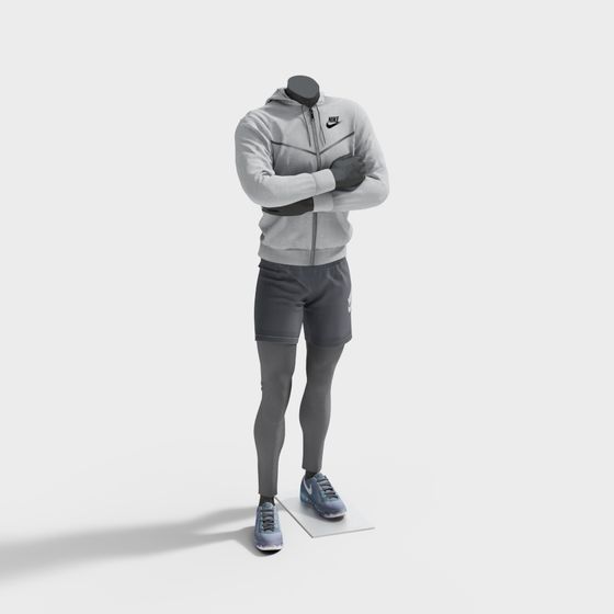 modèle de vêtements de sport