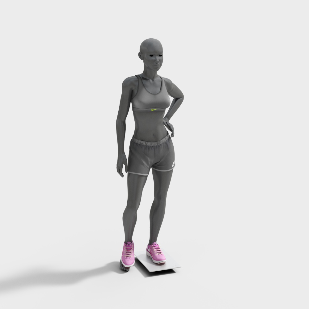 Dynamic Sports 3D Model for Creative Projects