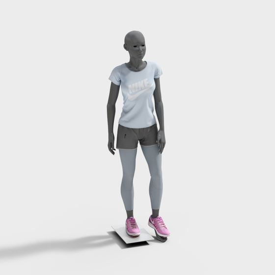 Dynamic Sports Scene 3D Model for Creative Projects