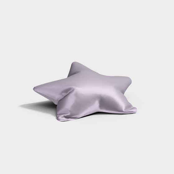 Dreamy Star-Shaped Cushion 3D model for Creative Spaces