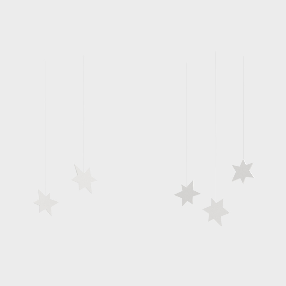 Children's room star pendant