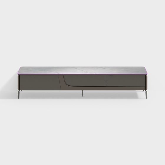 Stylish Minimalist TV Cabinet 3D model