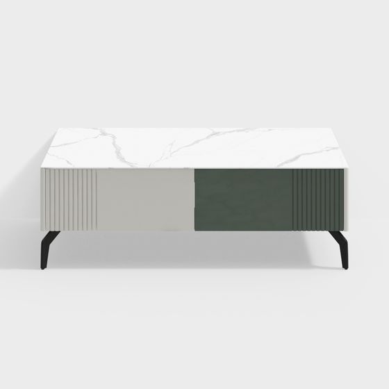 Elegant Minimalist Coffee Table 3D model