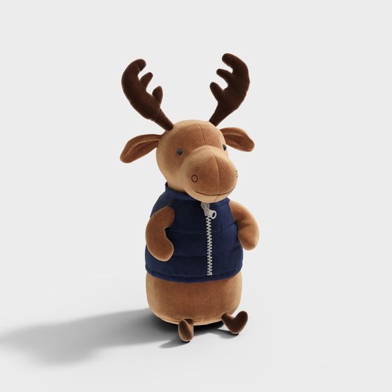 Moosey: Playful Low-Poly 3D Model for Creatives
