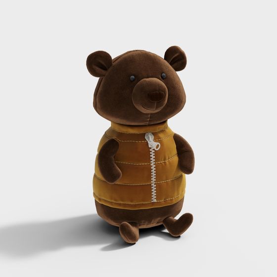 Charming Teddy Bear 3D model for Creative Projects