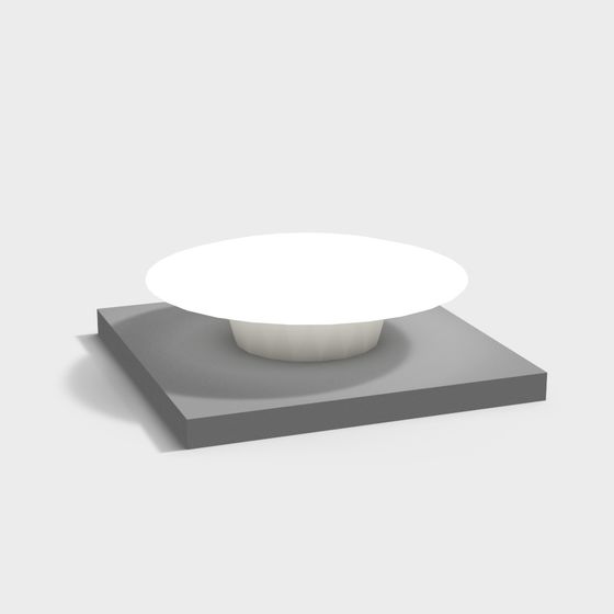 Elegant Suspended Table 3D model for Modern Decor