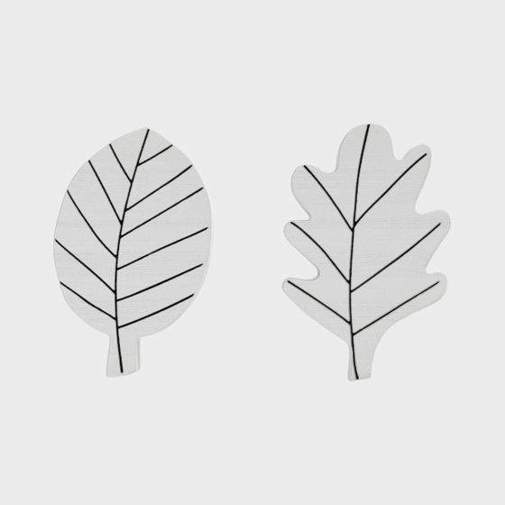 Forest Whispers 3D Model of Unique Leaves