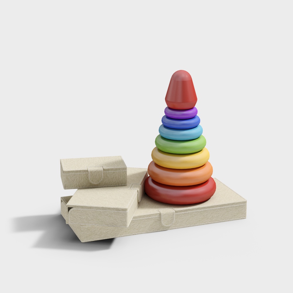 Wooden children's toy ornaments