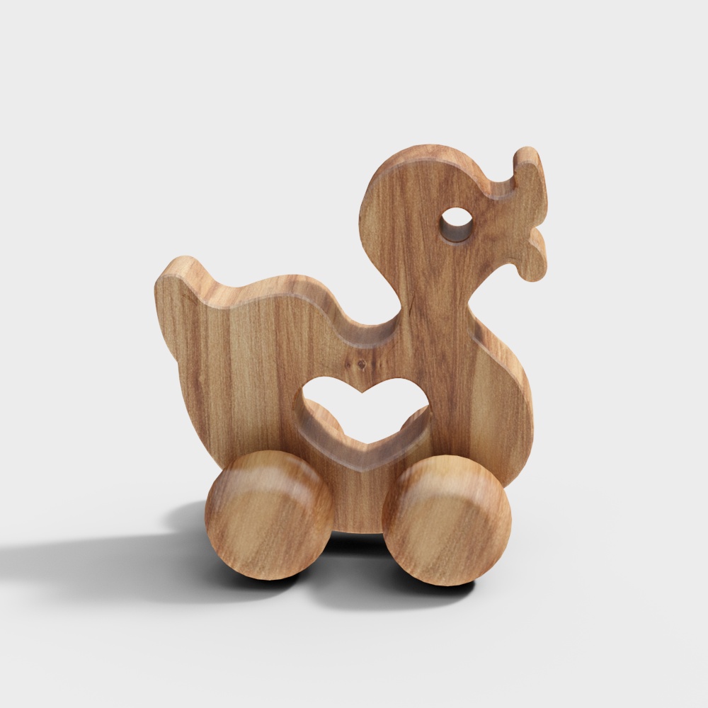 Wooden children's toy ornaments
