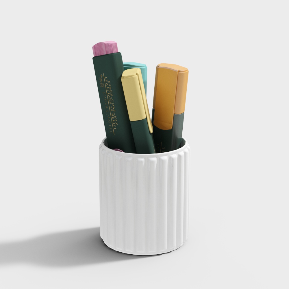 Ornements de papeterie de bureau simples