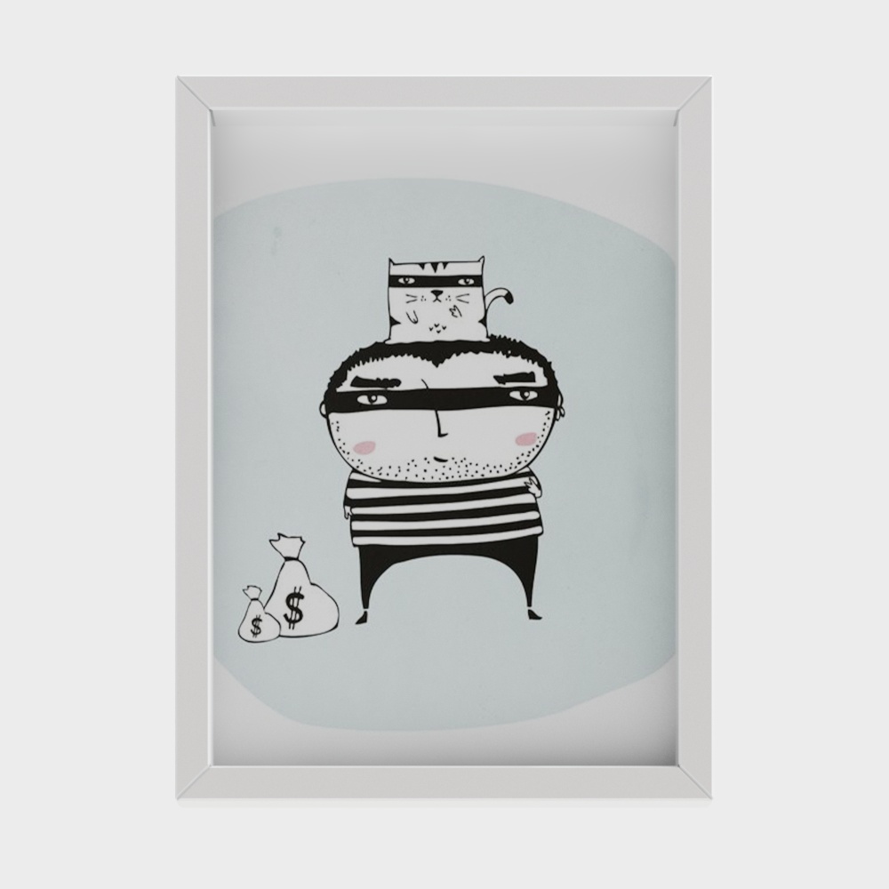 Children's room wall decoration painting