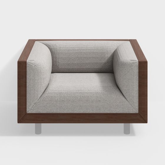 Stylish Urban Sofa 3D Model for Modern Interiors