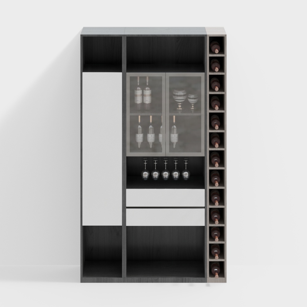 Modern wine cabinet
