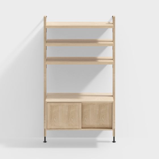 オリジナルクラフトマン - タimberシリーズ - 5015L ダブルドア本棚