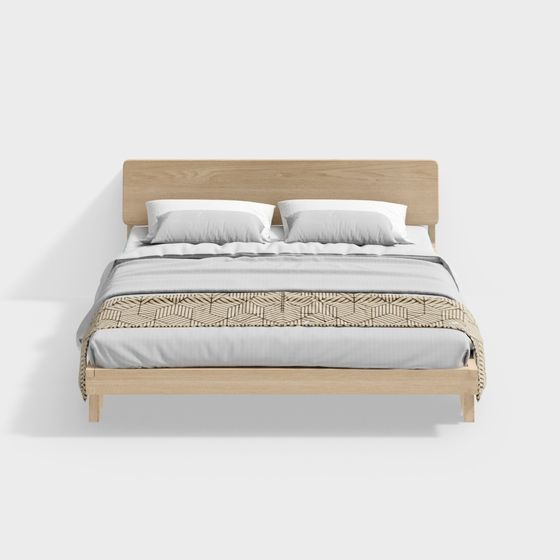 オリジナル職人 - 無垢材シリーズ - 2035ベッド