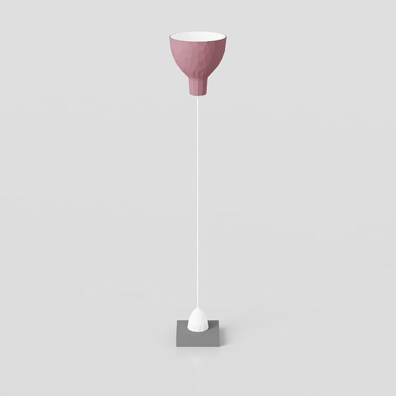Stylish Geometric Floor Lamp 3D model for Creative Spaces