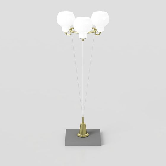 Stylish Low-Poly 3D Model Lamp for Creative Projects