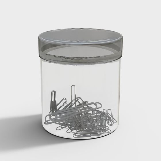 Paperclip Jar 3D model