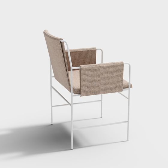 Urban Leisure Chair 3D model for Modern Spaces