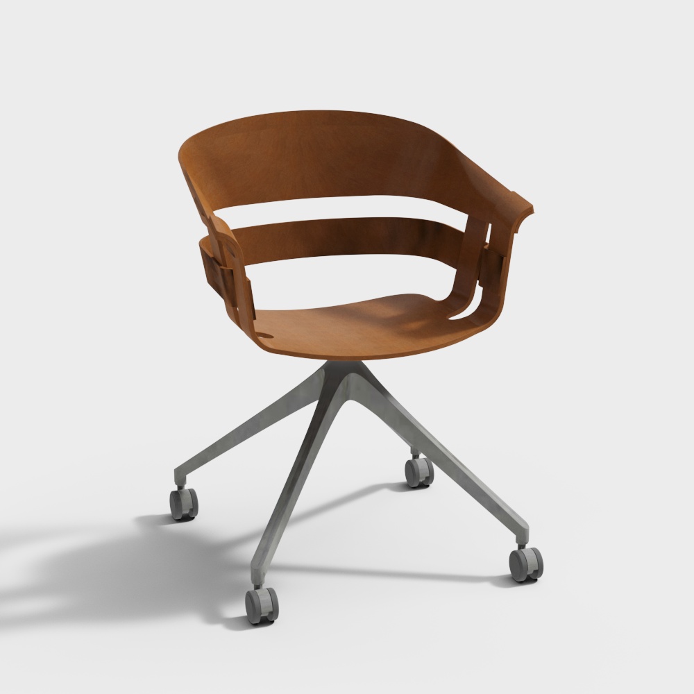 Design House Stockholm Wick Chair Swivel Base and Wheels