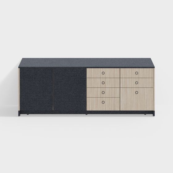 Geiger-GGR_雪橇式底座邊櫃_寬4單位