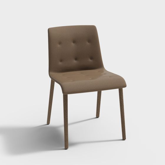 Elegant Urban Leisure Chair 3D model for Creative Spaces