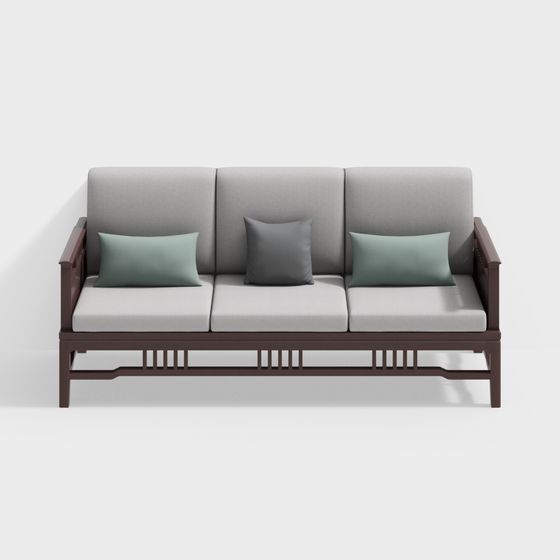 Urban Living Room Sofa 3D model for Modern Interiors