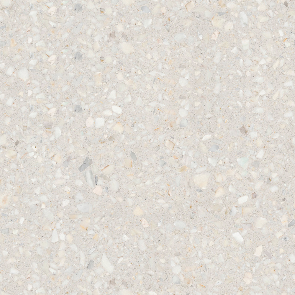 White terrazzo material