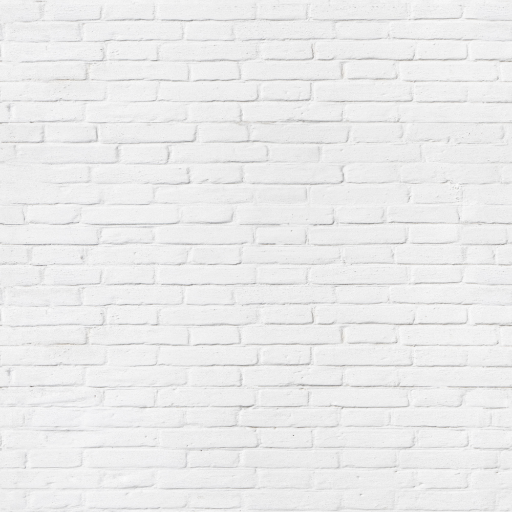 White brick wall decoration