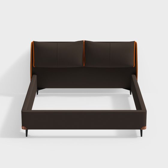 Urban Elegance Bed 3D model