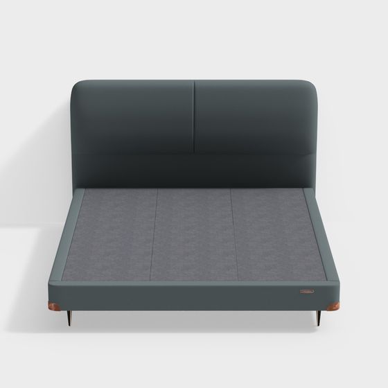 Modern Minimalist Bed Frame 3D model