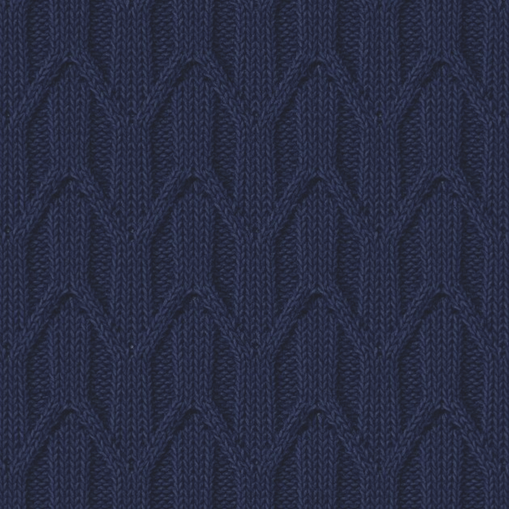 Soft Black Knitted Wool Material 3D Model