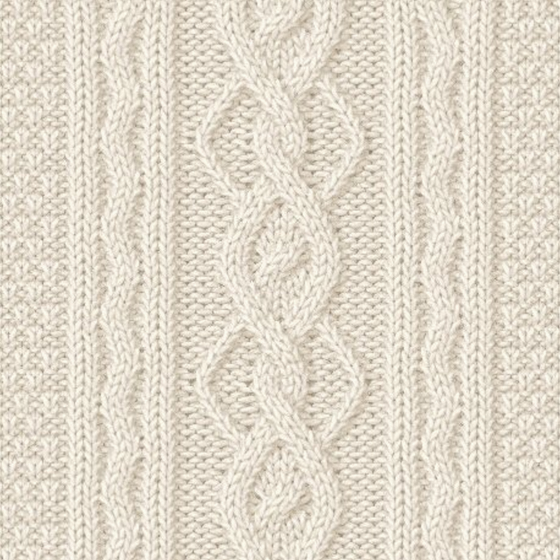 Knitted Wool Knitting Material 3D Model in Beige
