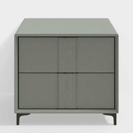 City Window Cabinet 3D model for Modern Interiors