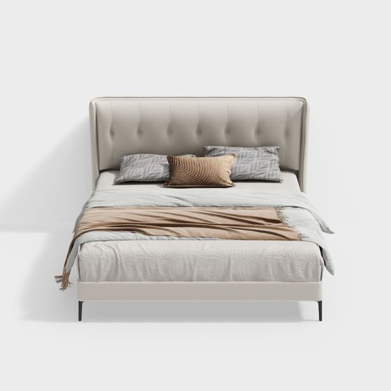 Urban Comfort 3D Model Bed