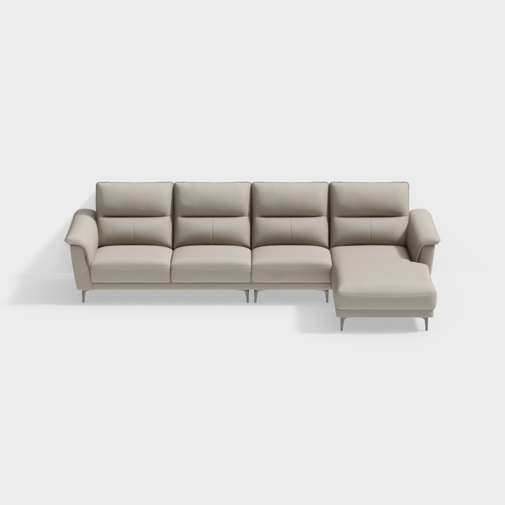 Modern L-shaped corner sofa