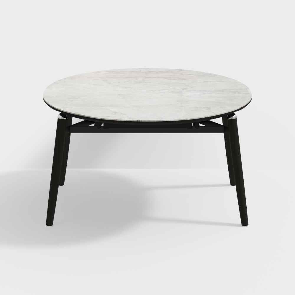 Modern style 1.3m round dining table